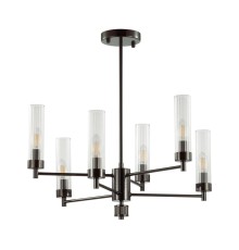 5275/6C CLASSI LN23 черный хром Люстра потолочная E14 6*40W 220V KAMILLA