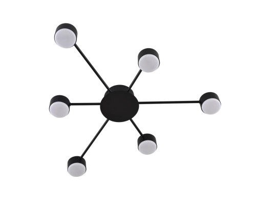 8344/6C COMFI черный, металл Люстра GX53 LED 6*7W 220V TORINA