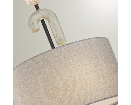 5410/3 MODERN ODL_EX24 73 черный матов./серый/металл/полирезин/ткань Подвес E14 3*40W BAGEL