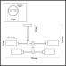 Люстра потолочная Lumion 3742/4C Ashley хром E14 4*60 Вт