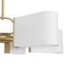 8414/6 MODERNI LN27 145 золото/белый,  металл/текстиль Люстра Е14 6*40W 220V SAMPO