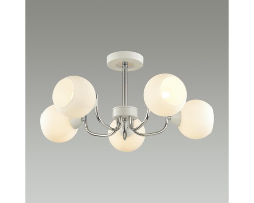 5641/5C COMFI LN23  белый, хром Люстра потолочная E27 5*60W 220V BLISS