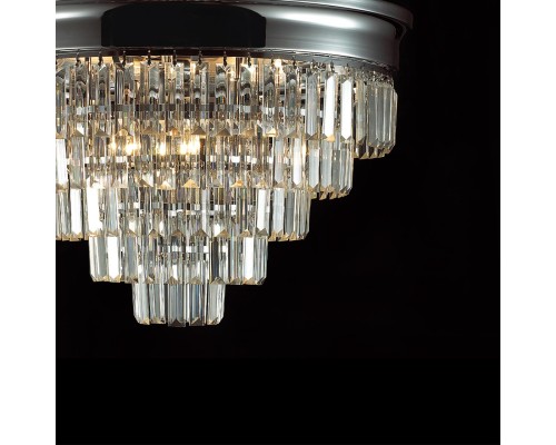 8266/8C CLASSI LN26 хром/хрусталь металл/прозрачный Люстра потолочная Е14 8*40W 220V ZAHA