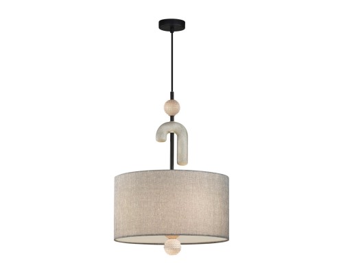 5410/3 MODERN ODL_EX24 73 черный матов./серый/металл/полирезин/ткань Подвес E14 3*40W BAGEL