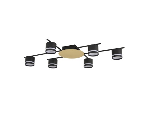 8304/6C COMFI золотой/черный, металл/акрил Светильник настенный  GX53 LED 6*7W 220V BENUA