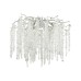 5004/8C HALL ODL23 000 серебристый/прозрачный металл/хрусталь Люстра потолочная G9 8*40W BANCHE
