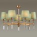 4887/7 MODERN ODL_EX22 53 бронзовый/зеленый/ткань Люстра E14 7*40W LONDON