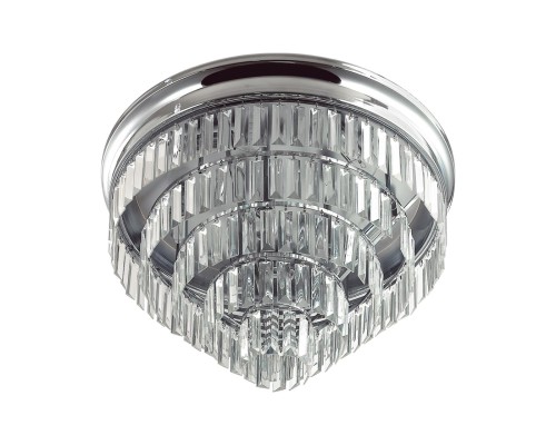 8266/8C CLASSI LN26 хром/хрусталь металл/прозрачный Люстра потолочная Е14 8*40W 220V ZAHA