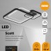 5244/59CL LEDIO LN23 000 белый, черный, синий Люстра потолочная LED 59W 3894Лм 220V SCOTT