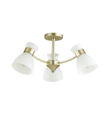 Люстра потолочная Lumion 4535/3C COMFI LN21 057 матовое золото E27 3*60W 220V WILMA
