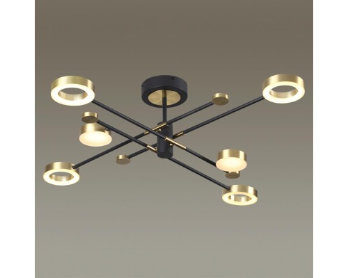 4321/55CL MIDCENT ODL22 121 металл/черный с бронзой Потолочный светильник IP20 LED 55W DENZEL