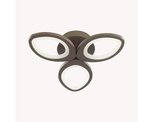 4577/60CL LEDIO LN21 019 коричневый Люстра потолочная диммир. с ДУ + LampSmart LED 60W 3000-6000К 2740Лм 220V LULU