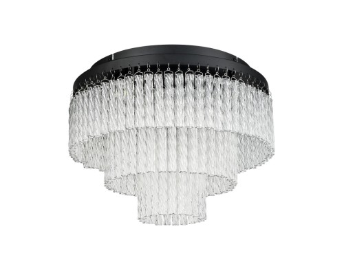6576/11CR CLASSI LN24 черный/прозрачный/металл/стекло Люстра потолочная G9 11*20W 220V SPIRALS