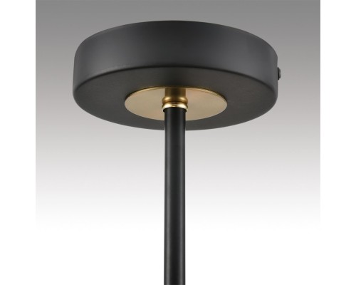 8153/6C COUNTY LN25 черный/медный, металл Потолочный светильник Е27 6*60W 220V VIVANA