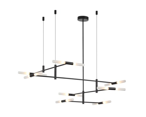 4307/16 HIGHTECH ODL26 277 светильник черный/акрилл/металл IP20 G9 40W *16 180° 220V SOHO