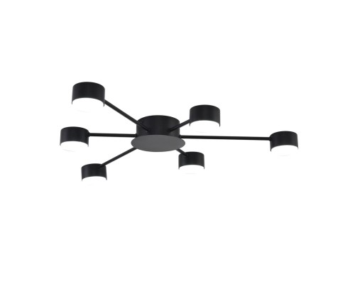 8344/6C COMFI черный, металл Люстра GX53 LED 6*7W 220V TORINA