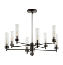 5275/8C CLASSI LN23 черный хром Люстра потолочная E14 8*40W 220V KAMILLA