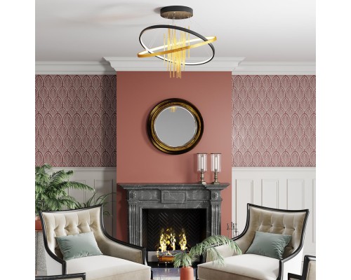 3901/70CL L-VISION ODL22 167 черный/золотистый/металл Потолочный светильник IP20 LED 70W 3340Лм 4000K MONICA