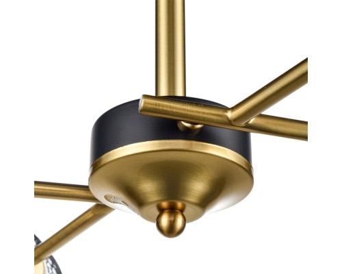 8247/4C COUNTY LN25 черный/бронза, металл Люстра потолочная Е27 4*60W 220V TUNARA