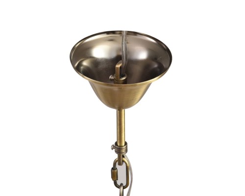 8346/7 CLASSI бронза/прозрачный, металл/хрусталь Люстра потолочная E14 7*40W 220V LUINA