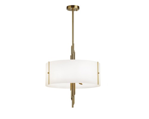 5415/6 MODERN ODL_EX23 39 бронзовый/белый матовый/металл/стекло Люстра E27 6*40W MARGARET