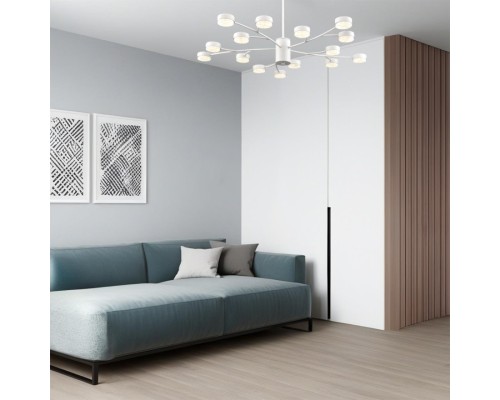 8265/15 COMFI LN26 металл/металл белый/белый Люстра GX53 LED 15*7W 220V TORINA