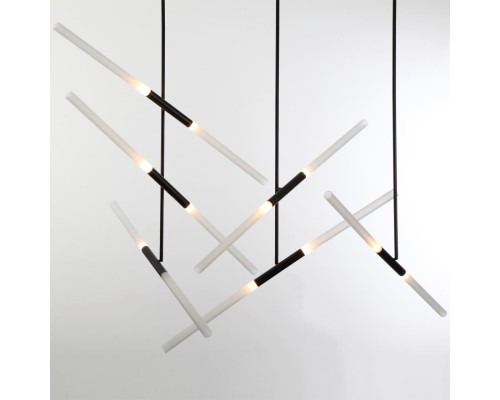 4307/6 HIGHTECH ODL22 77 черный Потолочный светильник IP20 G9 6*40W SOHO