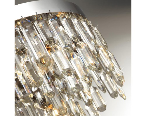 4985/6C HALL ODL22 383 хром/хрусталь Люстра потолочная E14 6*40W DAKISA