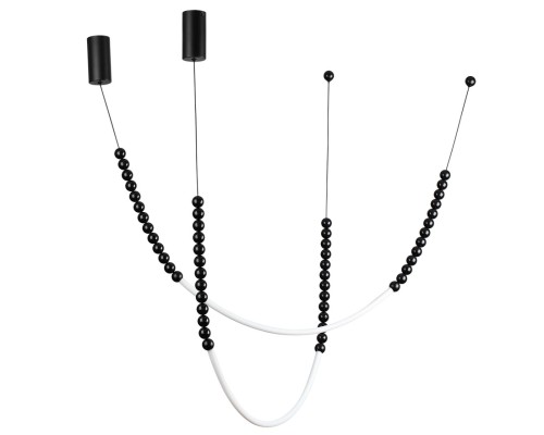 7149/24CL HIGHTECH ODL26 221 светильник черный/акрилл/металл IP20 LED 25W 1600Лм 3500K 300° 220V MONELLA