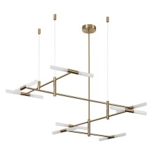 4306/16 HIGHTECH ODL26 277 светильник бронзовый/акрилл/металл IP20 G9 40W *16 180° 220V SOHO