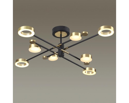 4321/63CL MIDCENT ODL22 121 металл/черный с бронзой Потолочный светильник IP20 LED 63W DENZEL