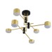 8404/6C COMFI LN 000 черный/золото, металл/пластик Светильник потолочный GX53 LED 6*7W 220V DIZZY
