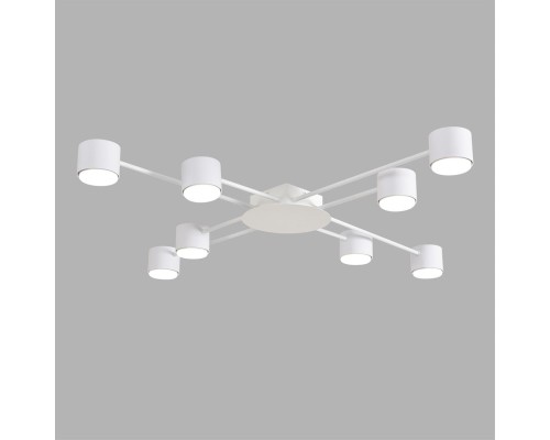 8305/8C COMFI белый, металл/акрил Светильник потолочный GX53 LED 8*7W 220V BENUA
