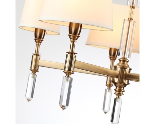 4894/5 MODERN ODL_EX22 161 бронзовый/белый/ткань Люстра E14 5*40W LONDON