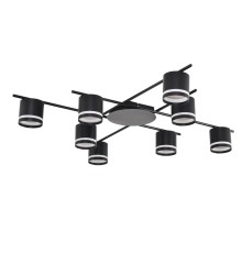 8362/8C COMFI LN 000 черный, металл/акрил Светильник потолочный GX53 LED 8*7W 220V BERTY