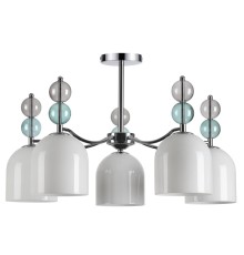 Люстра потолочная Lumion 5235/5C MODERNI LN23 хром E27 5*40W 220V GILLIAN