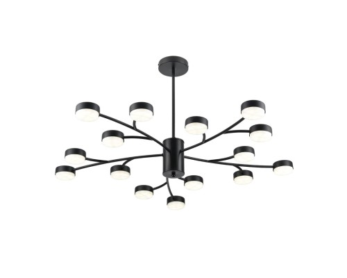 8117/15 COMFI LN25 черный, металл Люстра LED GX53 15*7W 220V TORINA