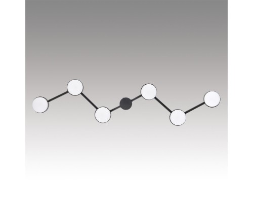 8187/6C COMFI LN25 черный, металл Люстра потолочная LED GX53 6*7W 220V SANATA