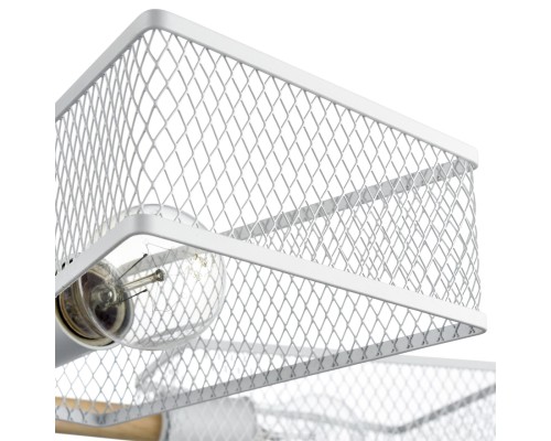 8246/5C COUNTY LN25 белый, металл/дерево Люстра потолочная Е27 5*60W 220V IRMA