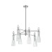 8268/6 NEOCLASSI хром/белый/прозрачный, металл/керамика/стекло Люстра Е14 6*40W 220V EMILY