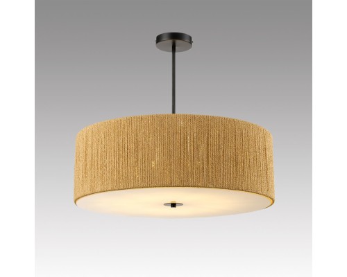 8286/7 ECO LN26 321 черный/коричневый, металл/веревка/стекло Люстра потолочная Е14 7*40W 220V SILVANA