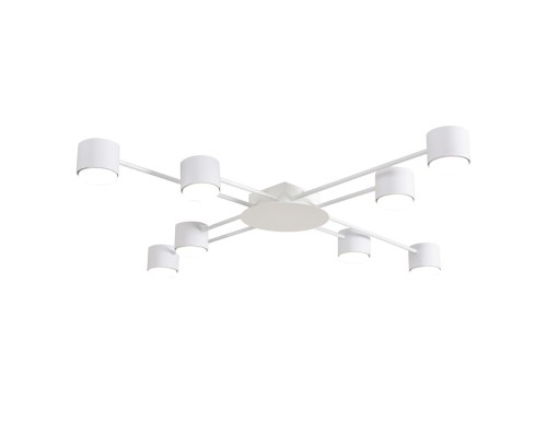 8305/8C COMFI белый, металл/акрил Светильник потолочный GX53 LED 8*7W 220V BENUA