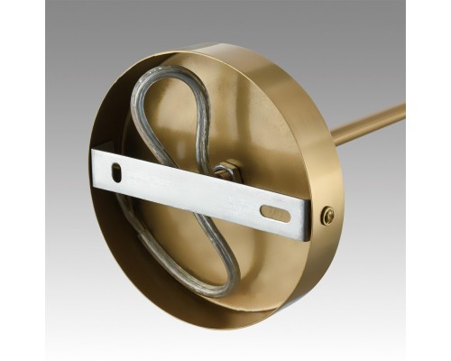 6590/5 CLASSI LN24 латунь/мятный зеленый, металл, керамика/текстиль Люстра подвесная E14 5*40W 220V ANRI