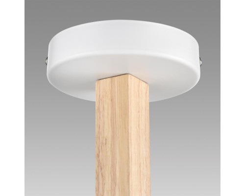 8095/3C MODERNI LN25 белый/белый металл, дерево/металл Люстра потолочная Е27 3*60W 220V COLANGE