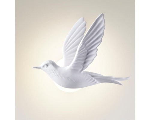 4341/3WLA HIGHTECH ODL22 235 белый гипс Настенный светильник (ЛЕВ.) IP20 LED 3W 122Лм 3000K COLOMBELLA