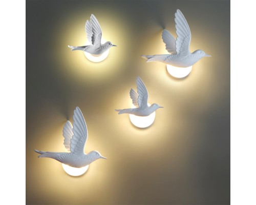 4310/3WL HIGHTECH ODL22 155 белый гипс Настенный светильник IP20 LED 3W 122Лм 3000K COLOMBELLA