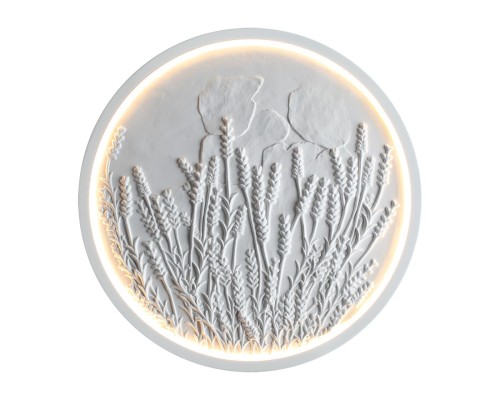 7169/10WL HIGHTECH ODL26 Настенный светильник  белый/гипс/металл IP20 LED 10W 816Лм 3000K 220-240V LAVANDA