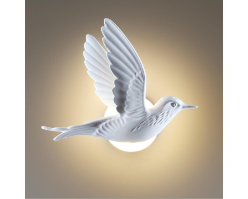 4310/3WLA HIGHTECH ODL22 155 белый гипс Настенный светильник IP20 LED 3W 122Лм 3000K COLOMBELLA