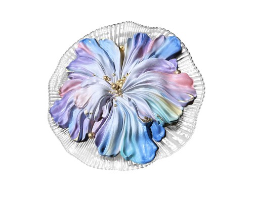 6614/8WL HIGHTECH ODL24 239 белый/гипс/акрил/прозр. стекло Настенный светильник IP20 LED 8W 3000K 220V FIORE