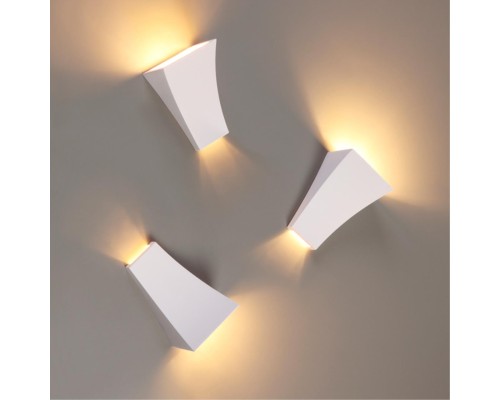 Настенный гипсовый светильник Odeon Light 3882/1W Gips E14 40 Вт